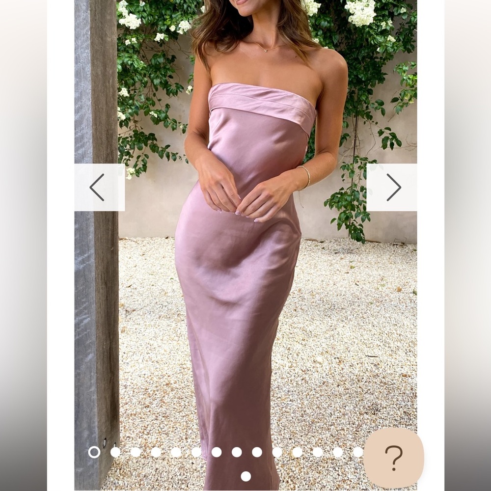 New with Tags BillyJ Gisele Maxi Dress in Dusty pink